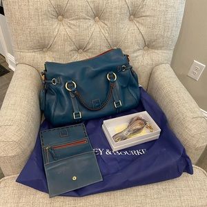 ❌Sold!!!Denim (blue) D and B Florentine & wallet